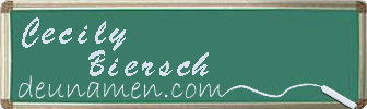 Cecily Biersch Visitenkarte